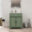 Lavabo de salle de bain 27,8 "Mid-Century avec base romaine-1357365735