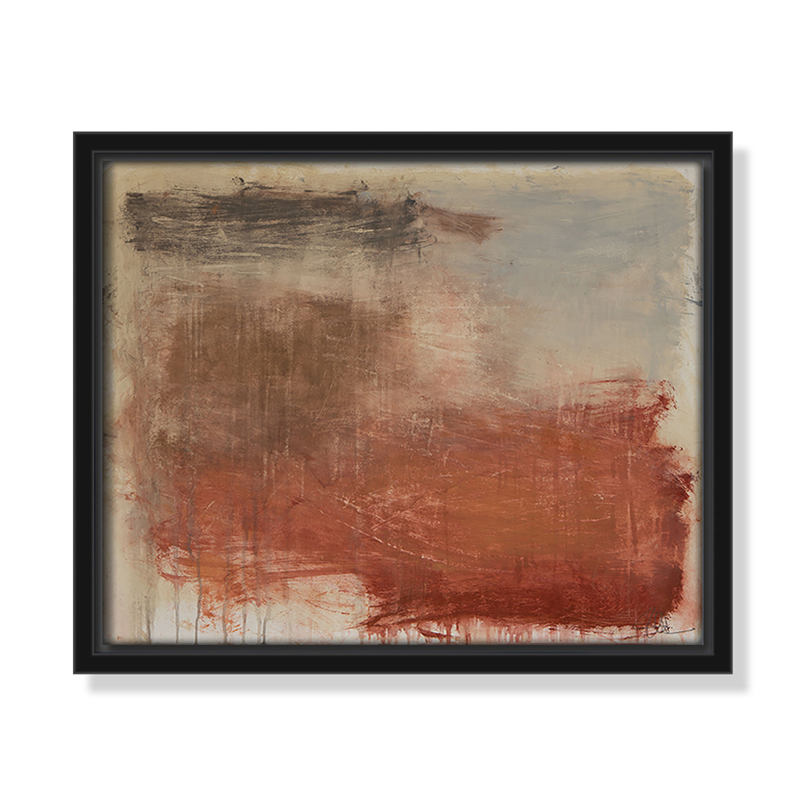 Colin "Autumn Over The Riviera" Print, 9.5" H x 11.5" W, Black