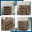 Storvik Modern Brown 3 Drawer Chest Of Drawers