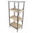 Finley Wood And Metal 3 Tier Shelf