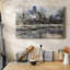 «Snow in Vetheuil» par Monet-Gallery, toile tendue-1236489415