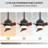 42 In. 3 Abs Blades Indoor Ceiling Fan With Light Kit And Remote-1624518462-1624518449