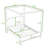 Wood Canopy Platform Bed with Headboard-1048938053-1048938143