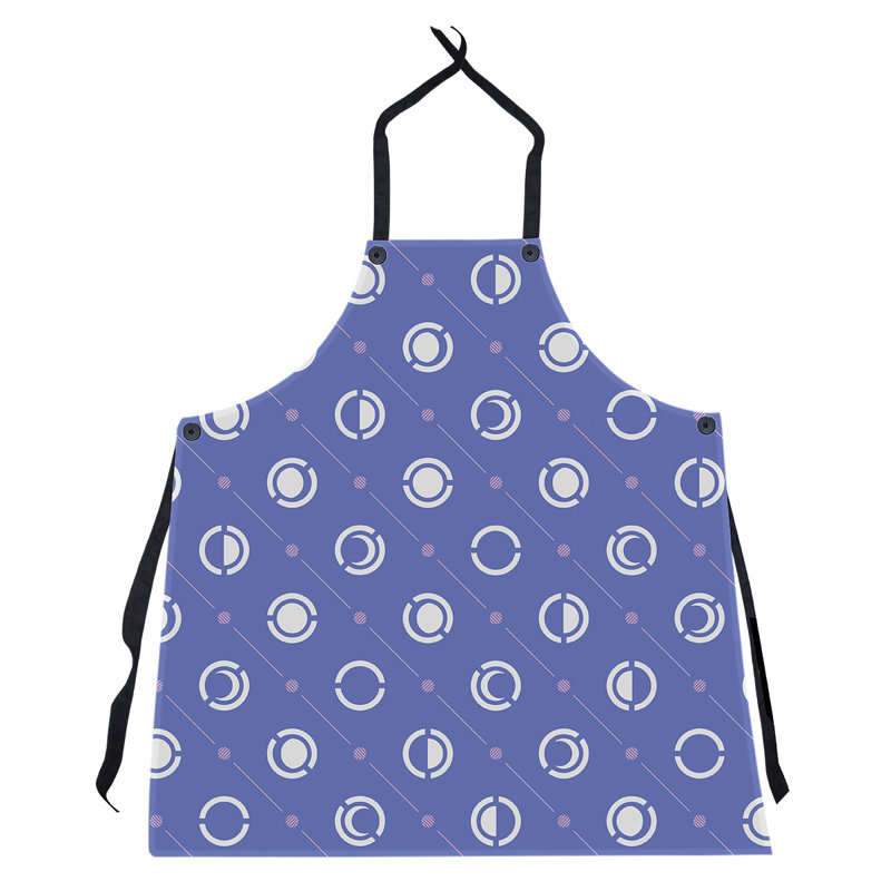 Skeffingt Bib Apron, Blue/White