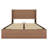 Kira Queen Solid Wood Platform Bed with lifting storage