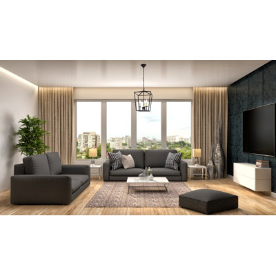 Finnick 3-Light Dimmable Metal Lantern Pendant