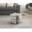 Pouf carré en tissu jacquard multicolore avec repose-pieds moderne, repose-pieds, repose-pieds antidérapant, fauteuil à billes, repose-pieds 1pc