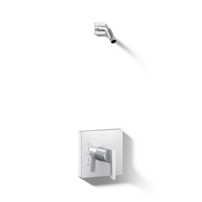 Garniture de valve de douche avec poignée levier Honesty Rite-Temp (R), sans pomme de douche