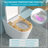 Smart Toilet With Bidet Built In, Auto Open & Close, Elongated Heated Seat, Foot Sensor Flush, LED Display, Warm Water Wash, Dryer, Night Light