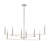 Kalyonka 8 - Light Steel Dimmable Modern Linear Chandelier-1537715828
