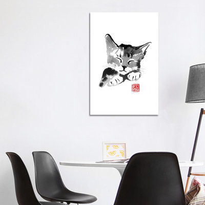 Cute Cat by Péchane - Print on Canvas