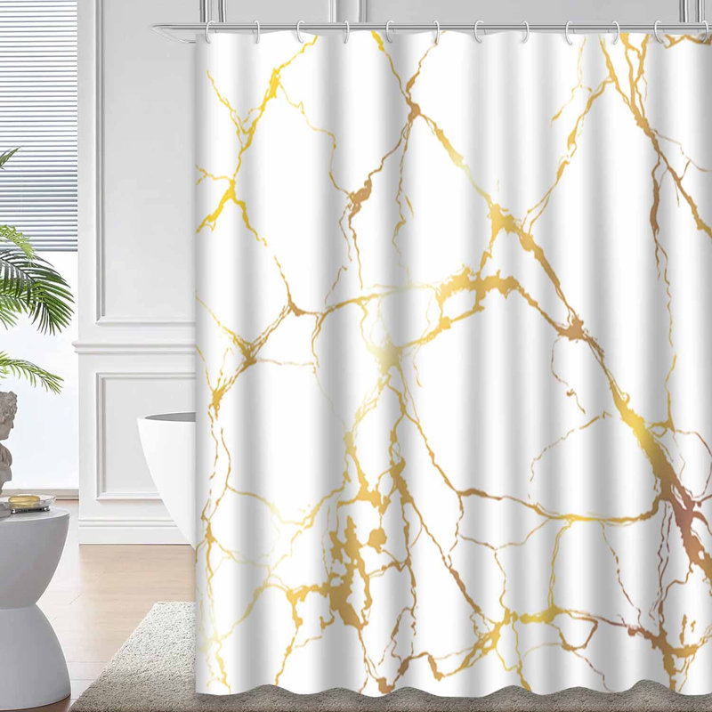 Rideau de douche Marble En, 72" L x 84" W
