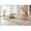 Canapé modulaire à compression avec méridienne confortable et canapé en forme de L sans os-641622147