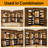 57.3"-151.7" Adjustable Closet System With 8 Drawers And 8 Clothes Rods-1559917490
