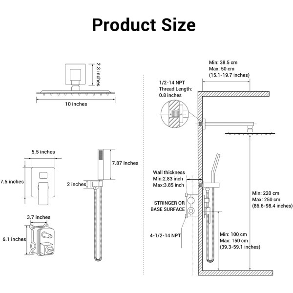 Dimensions du produit