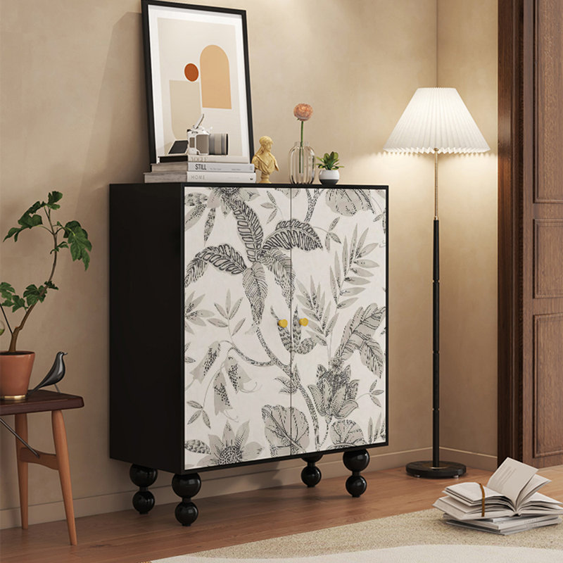 20 Pair Solid Wood Shoe Storage Cabinet