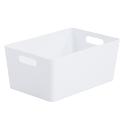 Wham Studio Basket 4.02 Rectangular Pack of 5 Ice White