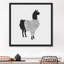 « black llama », reproduction d’impression encadrée-23169175
