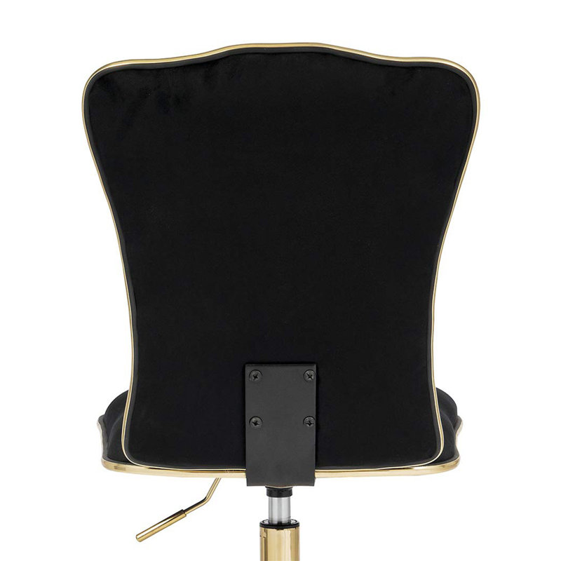 Elise makeup desk dressing chair, Noir