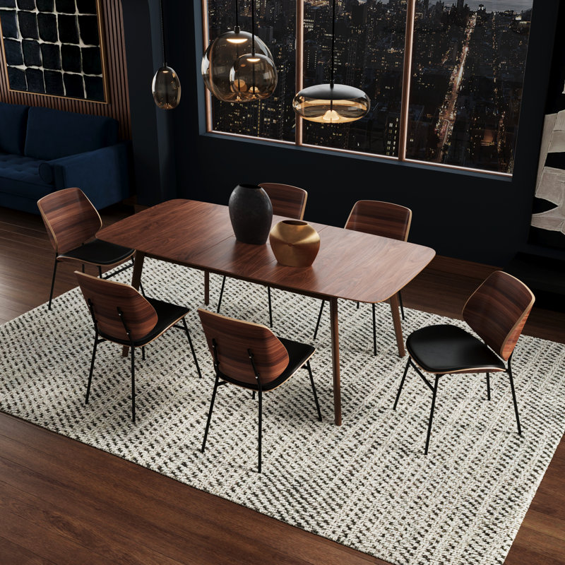Chariklia 7 - Piece Extendable Dining Set