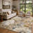 Machine Washable Indoor/Outdoor Chantille ACN2932 Floral Rug-128960712