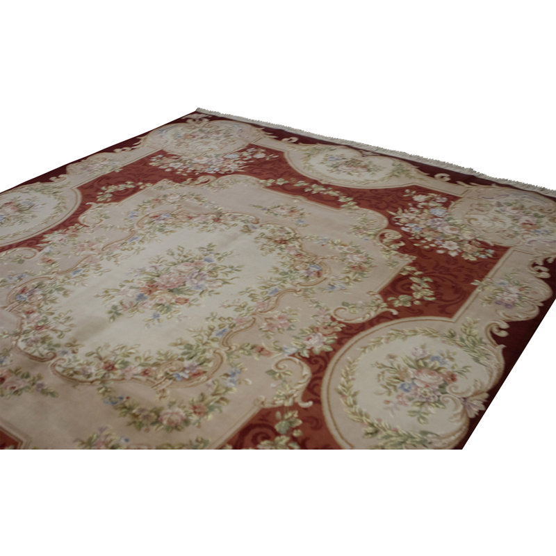 Tapis rectangulaire noué à la main