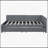 Full Size Linen Upholstered Daybed with 2 Storage Drawers, No Box Spring Needed, Ideal for Modern and Functional Living-1955329384