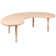 Half-Moon Plastic Adjustable Height Kids Activity Table