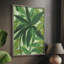 «Tropical Island Leaves II», reproduction encadrée - bois massif-2145975855