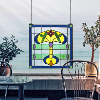 Horta Tiffany-Style Window Panel