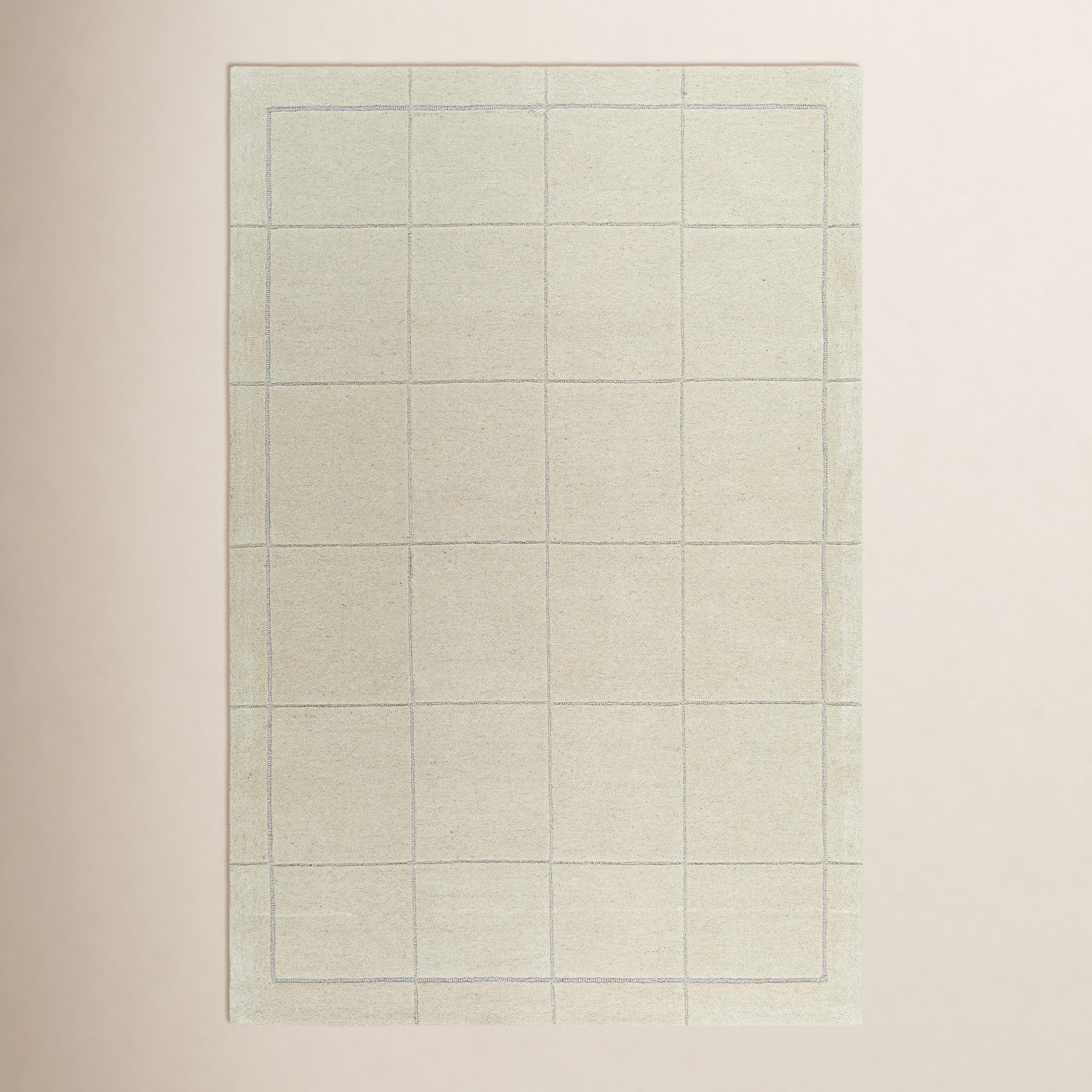 Mallory Pearl Hand Tufted Area Rug, Rectangle 5' x 8'