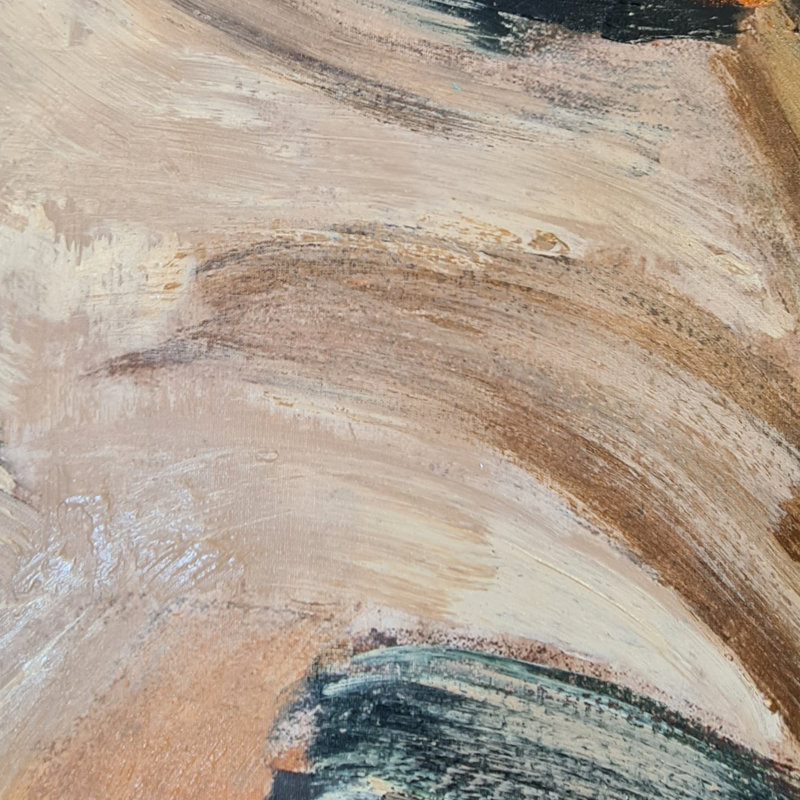 Elena - peinture sur toile tendue, L 20 po x H 20 po