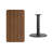 Carrus Rectangular Laminate Dining Table Top with Round Base-1464009495-1464009571