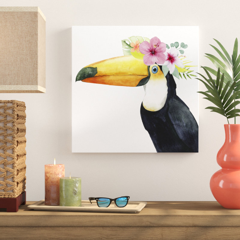 Tropical Halo III 1 Piece Wrapped Canvas Painting, 51cm H x 51cm W