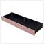 Lit plateforme tapissier grand avec 3 tiroirs