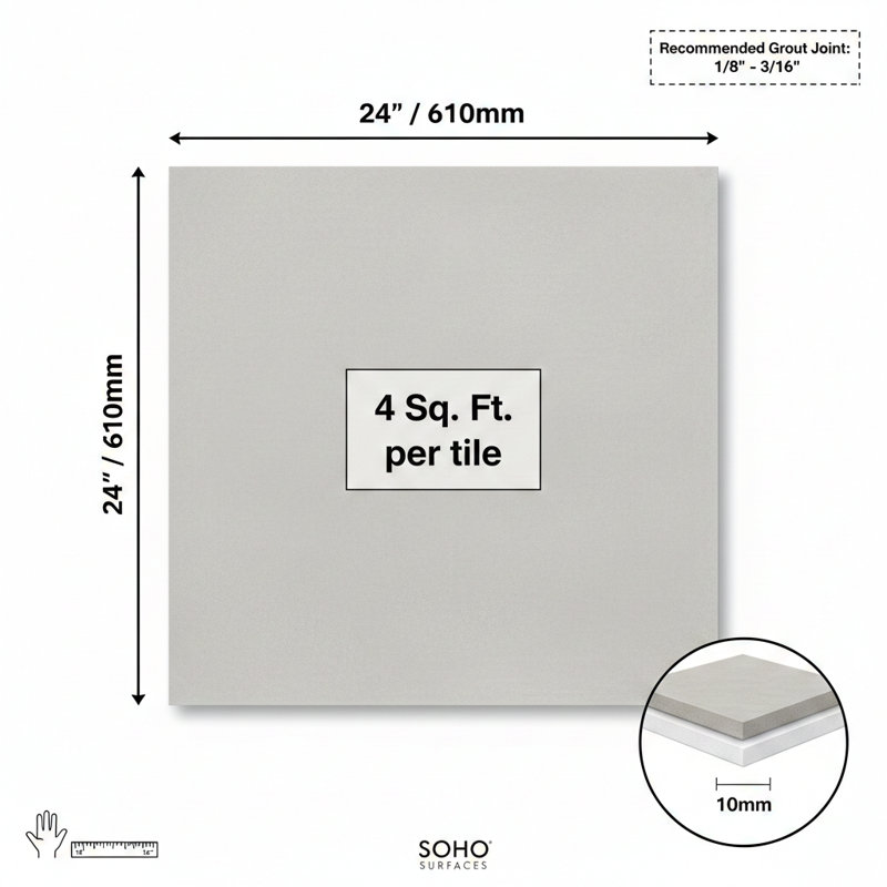 Precious Marble Checkerboard 24 In. x 24 In. Matte Porcelain Marble Look Floor And Wall Tile (38.76 Sq. Ft. / Case)