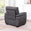 Fauteuil confortable avec coussin décoratif 36,8 po Leathaire-116533703