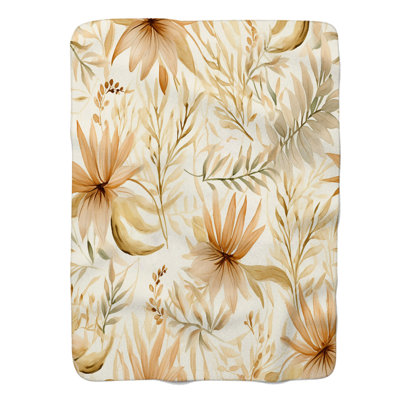 Boho Glow - couverture sherpa de qualité supérieure 1 pièce