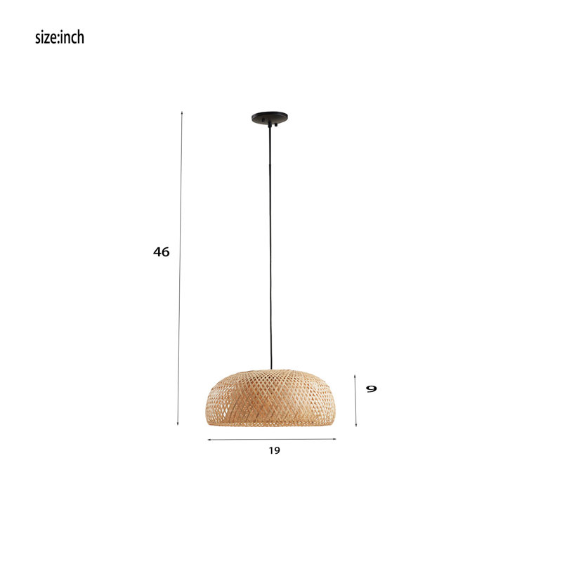 Luminaire suspendu 1 lumière Adlena