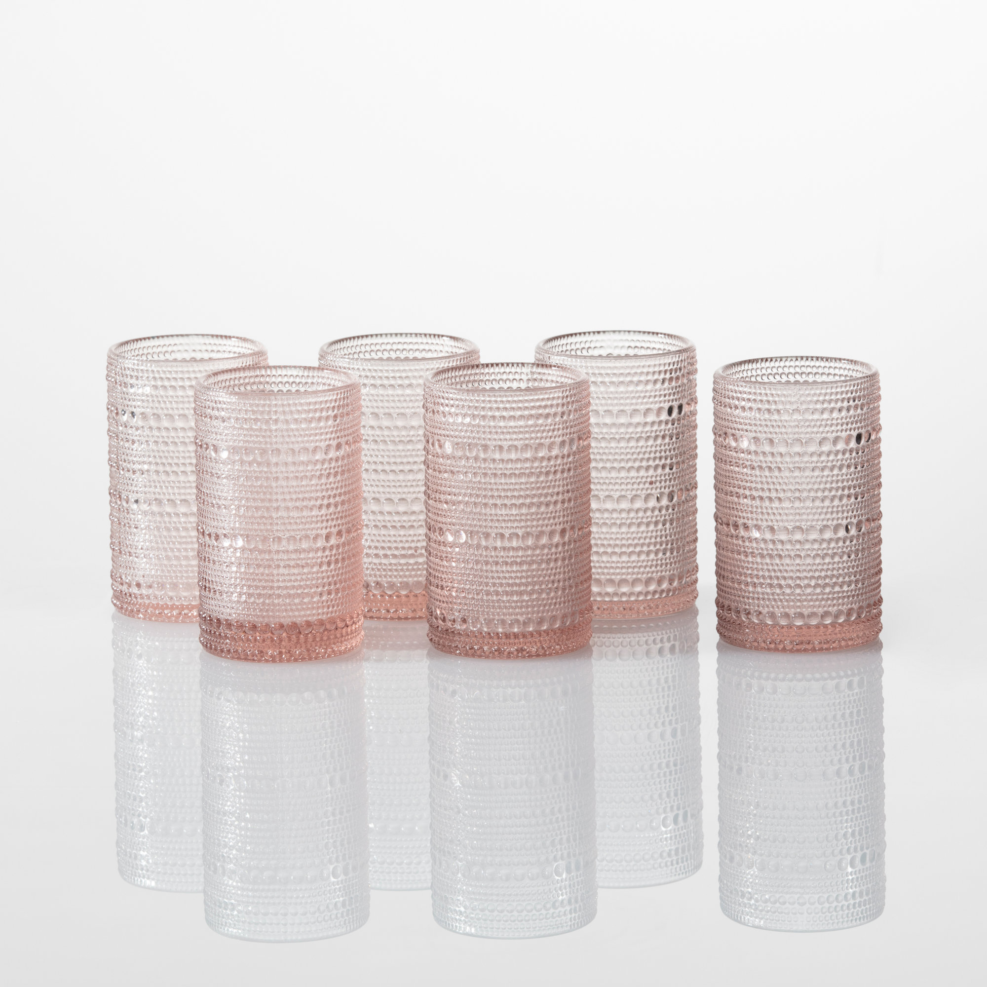 Jupiter Drinking Glass, Pink, 13 oz.
