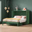 Armoire lit escamotable Murphy avec tiroirs et décor en rotin-678868698-685052663