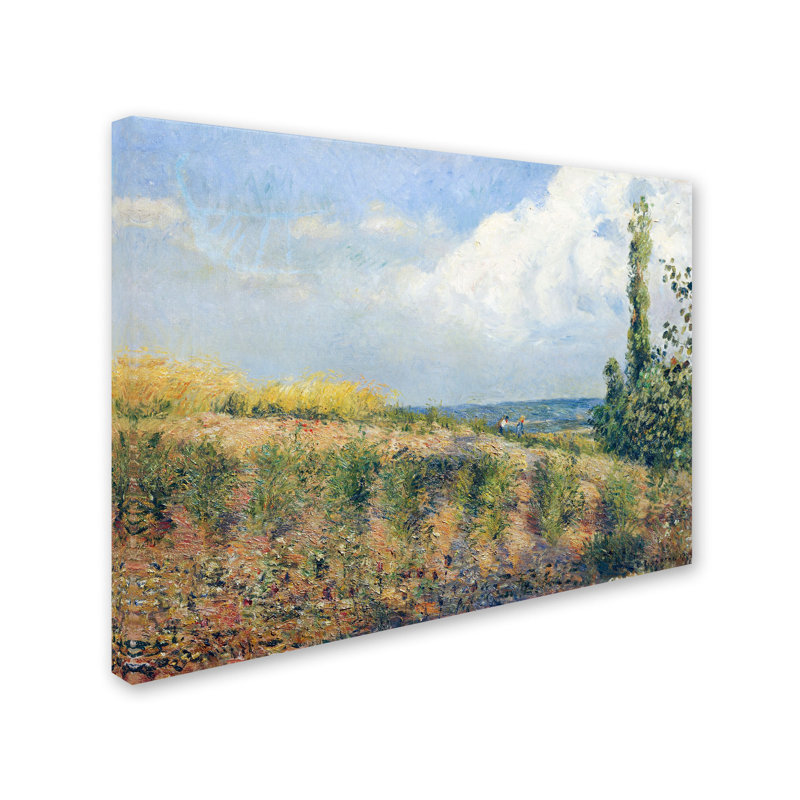 Reproduction d’art sur toile tendue "the imminenting storm 1877" par camille pissarro, H 18 po x l 24 po x P 2 po