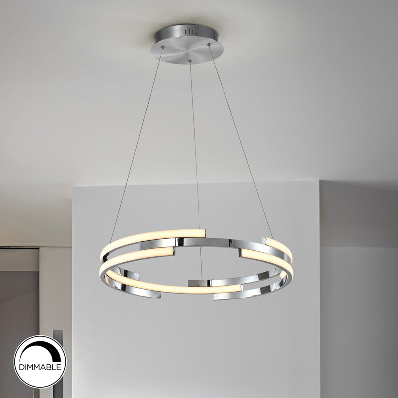Deaysha 5 - Light LED Novelty Pendant, Chrome