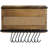Wall Mounted Jewelry Organizer / 10 Hook