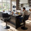Tabouret de bar pivotant à hauteur réglable Guzzi-114210754
