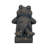 15" Relaxed Frog on Lounger Statue, Bronze Finish Polyresin