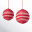 2 Piece Pompom Ball Ornament Set