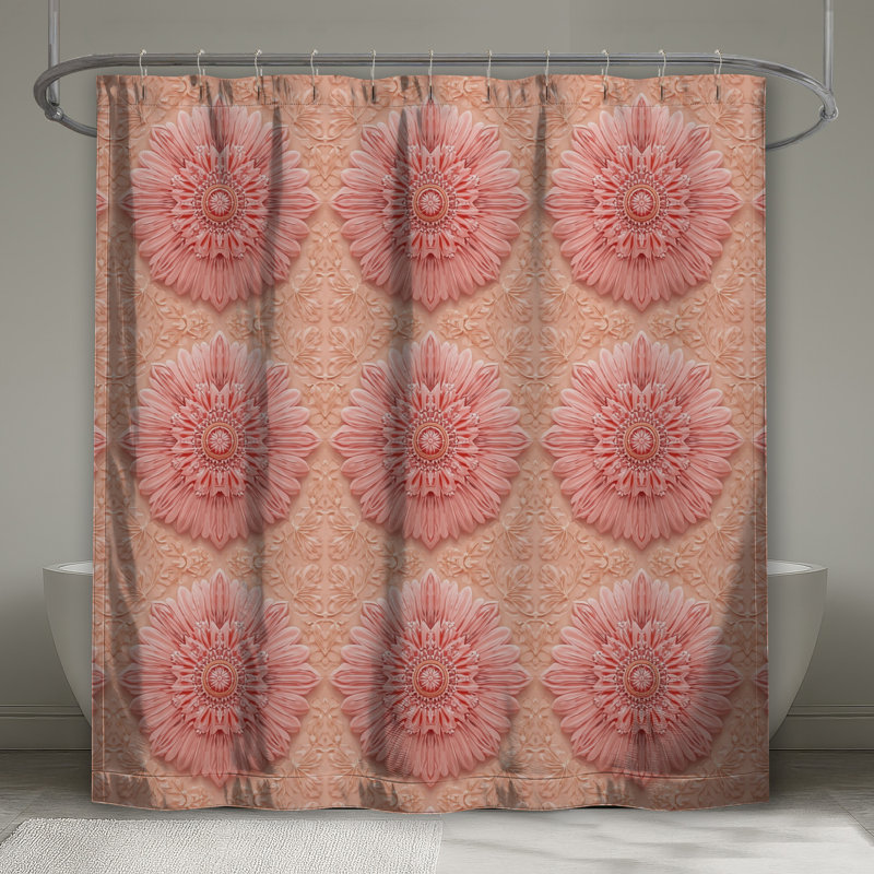 Rideaux de douche Mandala, L 70 po x H 93 po