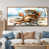 Brown Floater Framed Canvas