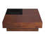 Table basse en bois avec rangement
